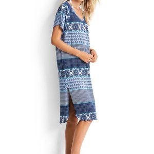 Seafolly Spliced Print Jersey Dress (XS) Brand New